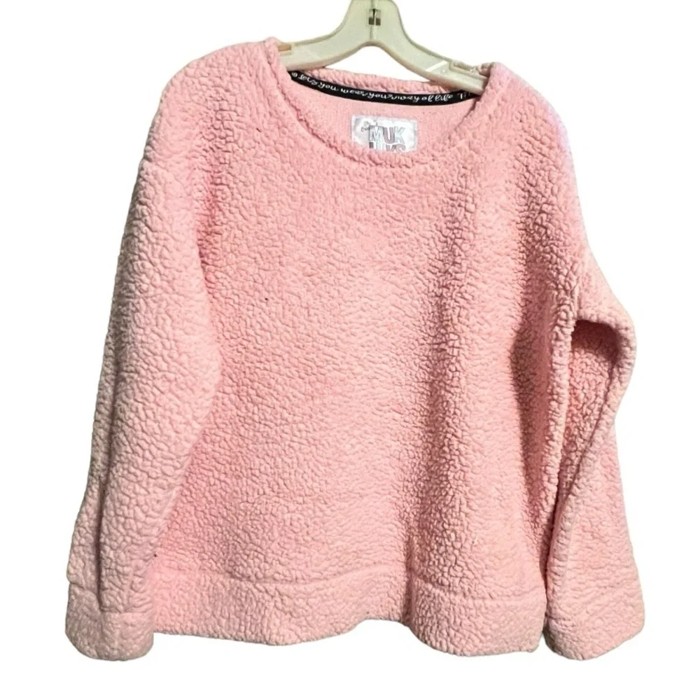 MukLuks Sherpa Pink Top